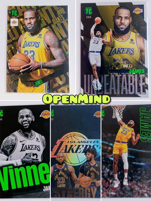 Πλήρες σετ LeBron James 5 καρτών Top Class NBA 2024 νέο