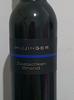 Hillinger Zwetschgen Brand 41.5vol 350ml new, sealed