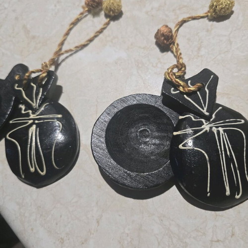 Handmade decorative castanets like new