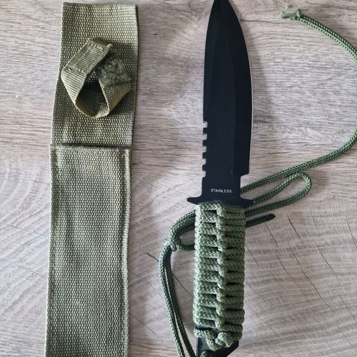 Military knife with sheath new