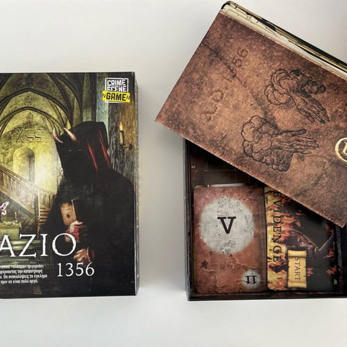 Crime Scene Lazio 1356 board game new