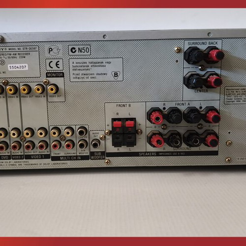 Sony STR-DE597 6.1 Home Cinema Receiver with Original Remote