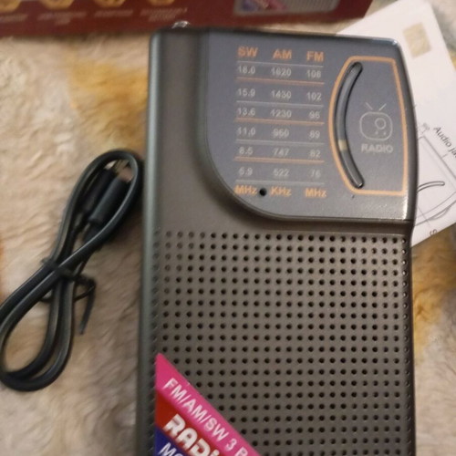 Radio new with rechargeable battery
