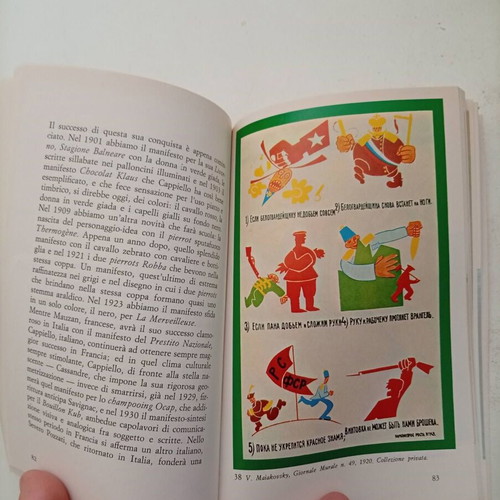 I Manifesti vintage book by Attilio Rossi in like new condition, Italian