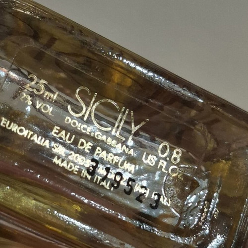Sicily Eau de Parfum by Dolce & Gabbana, like new, vintage 25ml
