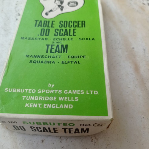Subbuteo .00 scale team κουτί Ref 95