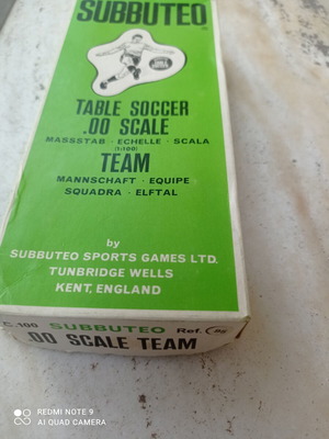 Subbuteo .00 scale team κουτί Ref 95