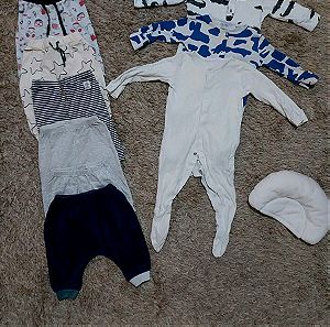 Πακέτο με ρούχα μωρού 0-3 μηνών