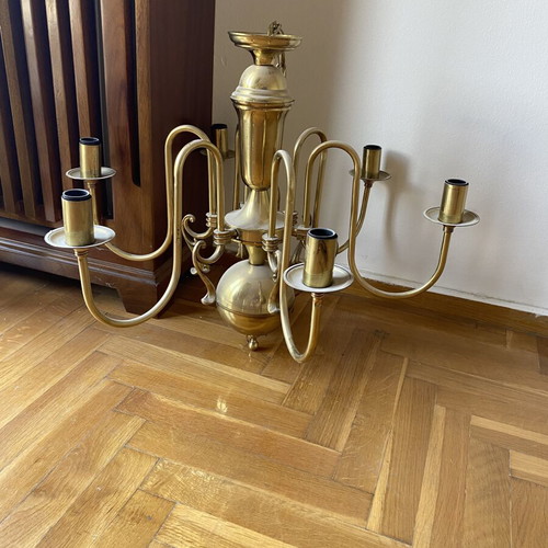Ceiling light gold color like new