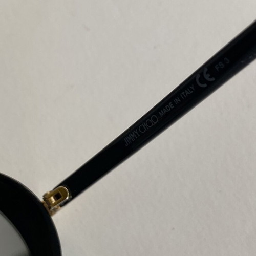 Jimmy Choo Andie/S J7QM3 round glitter sunglasses