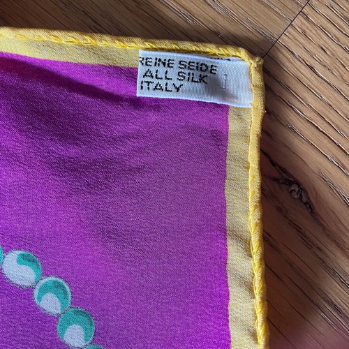 Silk scarf LORIS AZZARO PARIS new with beautiful colors