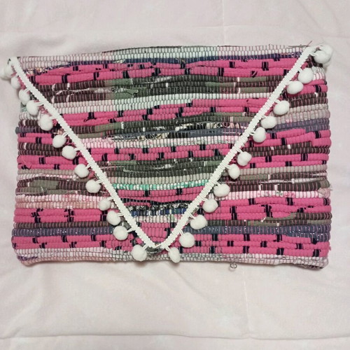 Boho envelope bag handmade large 35x25 like new