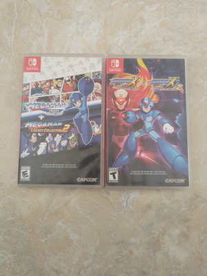 Mega Man Legacy Collection and Mega Man X Legacy Collection Nintendo Switch games used