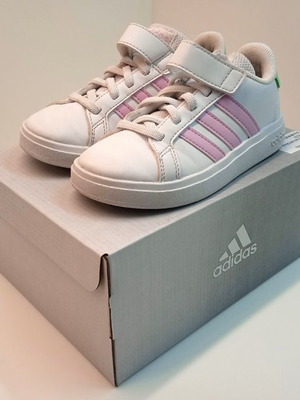 Adidas Παιδικά Sneakers Grand Court 2.0 Καινούργια, Άσπρα, Νο 28