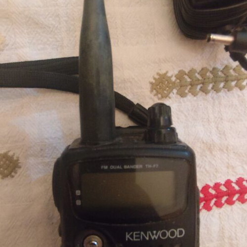 Kenwood THF7 two portable transceivers, like new