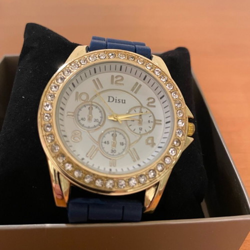 Disu women's watch new, blue