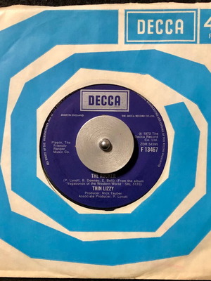 Thin Lizzy The Rocker βινύλιο 7" 45 RPM single μεταχειρισμένο