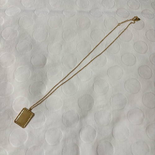 Mango long pendant necklace gold color like new