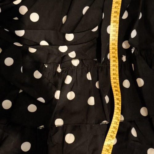 Spring dress new, black and white, size M