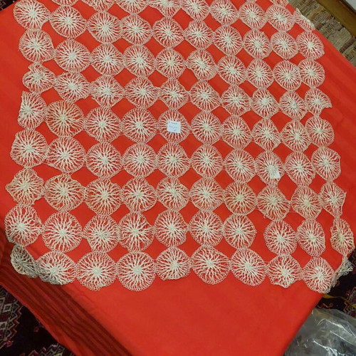 Handmade Veloni Tablecloths 90x90 new, set of 2 pieces