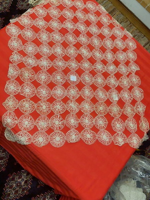 Handmade Veloni Tablecloths 90x90 new, set of 2 pieces