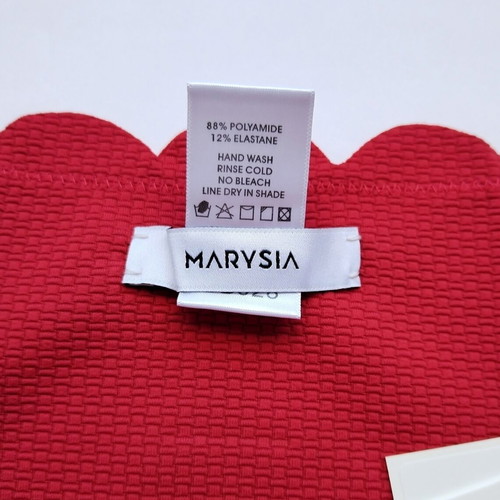 Marysia Antibes Bikini Bottom New Red Size M