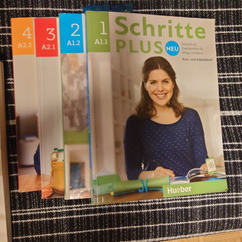 German Language Learning Books like new, A2 to B1 with Grammar and Comics