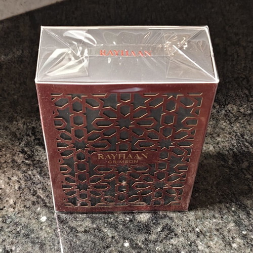 Rayhaan Crimson Eau de Parfum 100ml, men's spicy warm fragrance