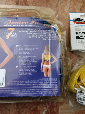 Ζώνη ασφαλείας Forza 7 για σκάφος και ιμάντας Trem καινούργια