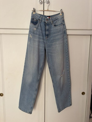 Tommy Jeans μέγεθος 25 μπλε μεταχειρισμένα, φορεμένα περίπου 5 φορές