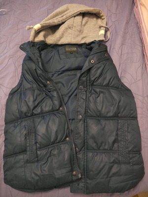 Puffer vest FIT & FASHION like new, blue, size L