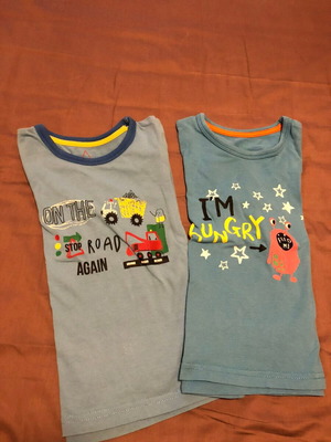 Mothercare μακρυμάνικα μπλουζάκια μεταχειρισμένα για αγόρι 3-4 ετών, πακέτο 2