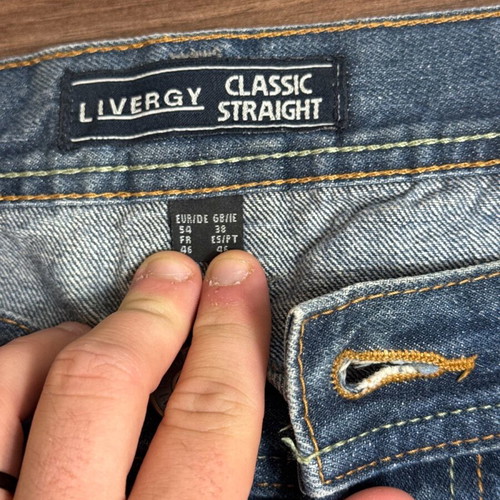 Livergy Classic Straight men's jeans used, size 38
