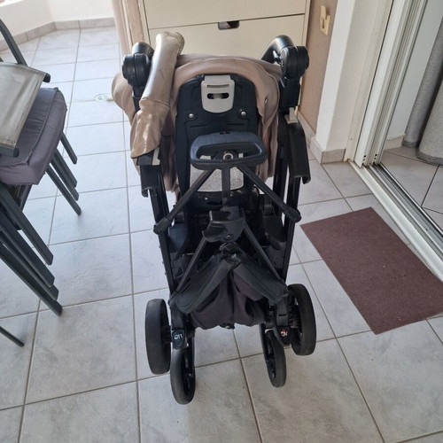 Cam stroller used, beige, foldable, fully functional