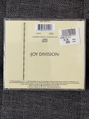 Joy Division Closer CD like new