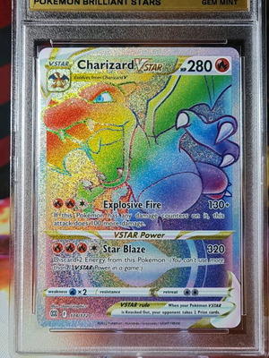 Charizard VSTAR Sword & Shield Brilliant Stars 2022 card new