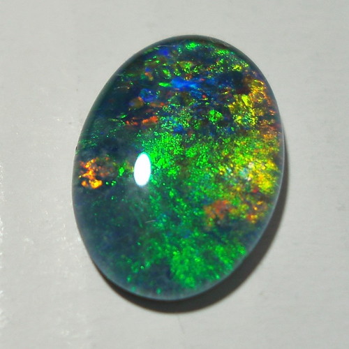 Australlian Opal Doublet 3.340 ct new, size 14x10 mm