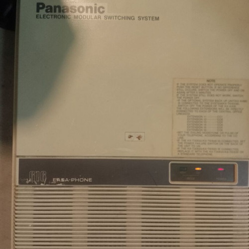 Panasonic electronic modular switching system 616 EASA phone