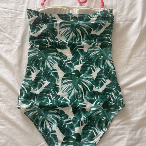 Shiwi One-Piece Swimsuit with Tropical Print like new, size S