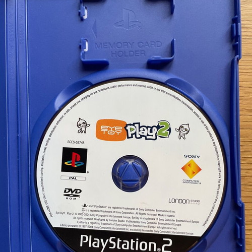 Eye Toy Play 2 for PlayStation 2 used, good condition