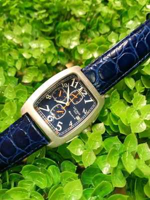 Locman Sport Italy Chronograph men's watch like new, blue and silver