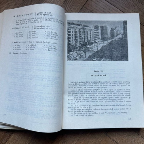 Romanian language manual for foreign students used