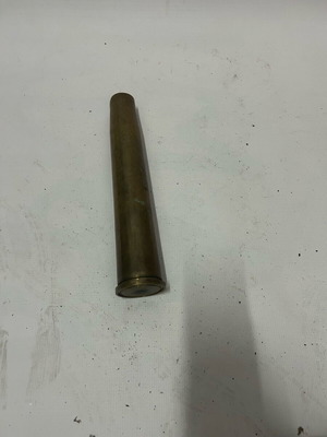 Second World War cartridge case like new, brass