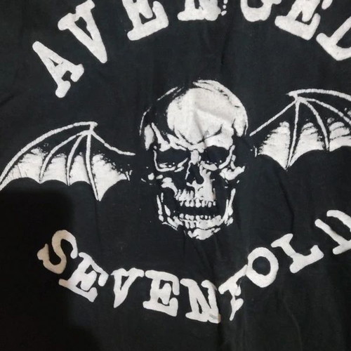 Avenged Sevenfold T-shirt medium size used, black