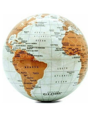 Rotating Globe new, illuminated, 14cm diameter