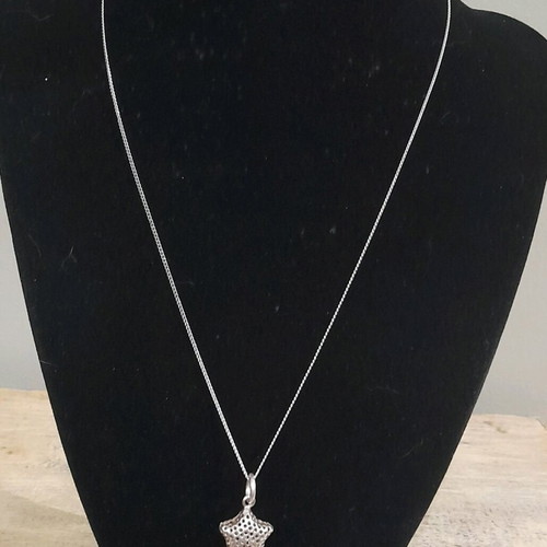 LARGE PENDANT 2.2 X 1.8 CM. STERLING SILVER 925 WITH CHAIN