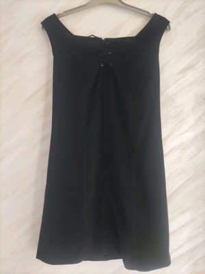 Apparel long blouse like new, black, velvet texture