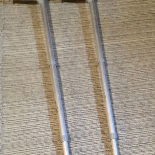 Crutches used, pair