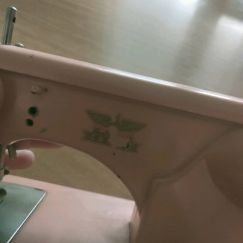 Casige children's sewing machine used, vintage 1950s/60s, pink