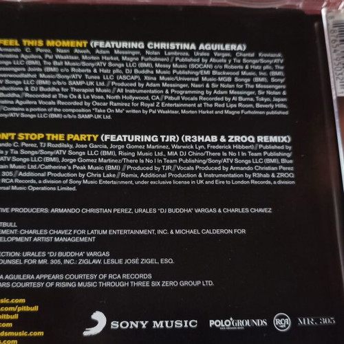 Feel This Moment CD single used, Pitbull feat. Christina Aguilera